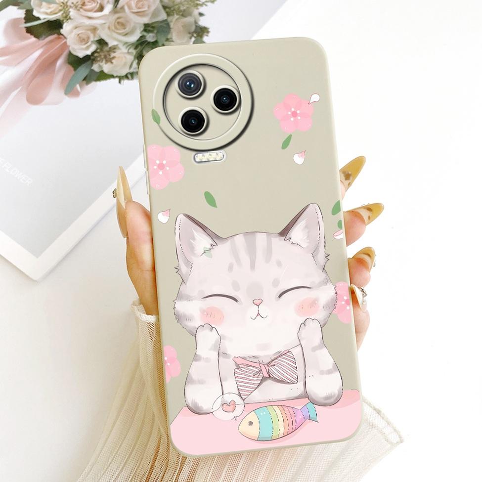For Infinix Note 12 Pro 4G Case X676B Fashion Cartoon Cute Funny Painted Silicone Bumper For Infinix Note 12 2023 X676C Casing