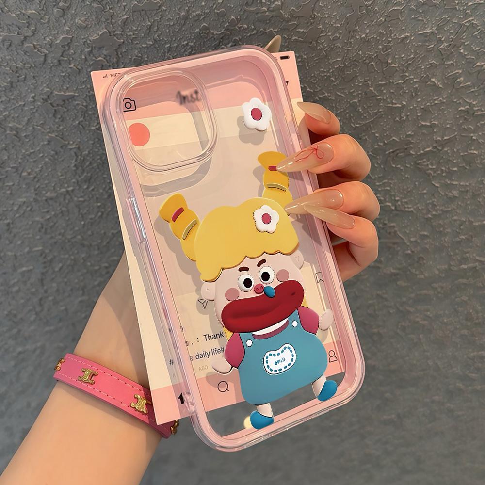 Расписной чехол для телефона для iPhone 17 11 12 13 14 15 16 iPhone 17 12 13 14 15 16 Pro 17 12 13 14 15 16 Pro Max Высококачественный расписной милый чехол для телефона с животными