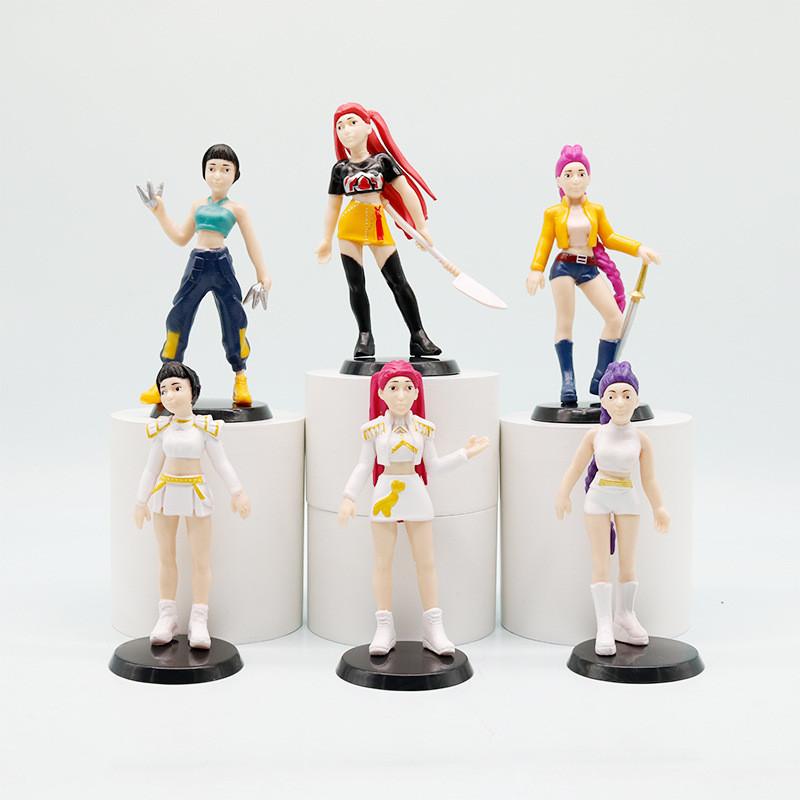 K-pop Истребители демонов ПВХ фигурка с подставкой для декора стола Коллекционный подарок