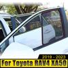 Солнцезащитная сетка для бокового окна автомобиля для Toyota RAV4 XA50-2022 2023 RAV 4 Hybrid, автоматический солнцезащитный козырек на окно