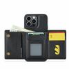 DG.MING M6 Series For iPhone 13 Pro Max Case Magnetic Wallet PU+PC+TPU Phone Cover
