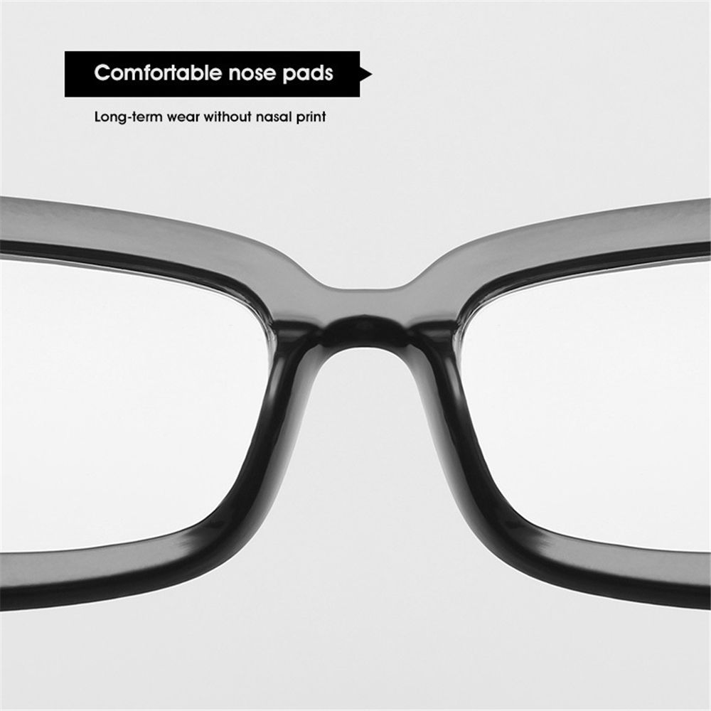 Square Frame Office Eyeglasses Cat Eye Glasses Clear Glasses Computer Goggles Anti Blue Light
