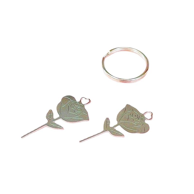 2 шт./компл. игла из нержавеющей стали в форме розы для универсального напёрстка для смартфона