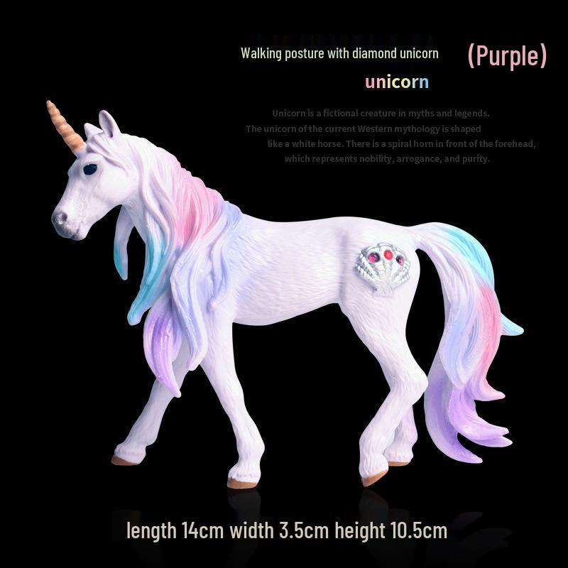 European Pegasus & Unicorn Figurine - Mythical Magic Creature Model