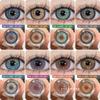 Новые цветные контактные линзы, розовые, шоколадные, линзы для очков, фиолетовые, серые, цветные контактные линзы, синие, модные линзы, серые, натуральные линзы, 1 пара