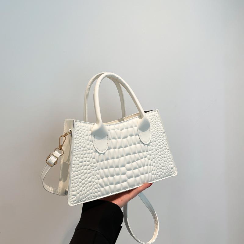 Текстура ретро-дизайн крокодиловый узор сумка модный темперамент простая сумка через плечо маленькая квадратная сумка