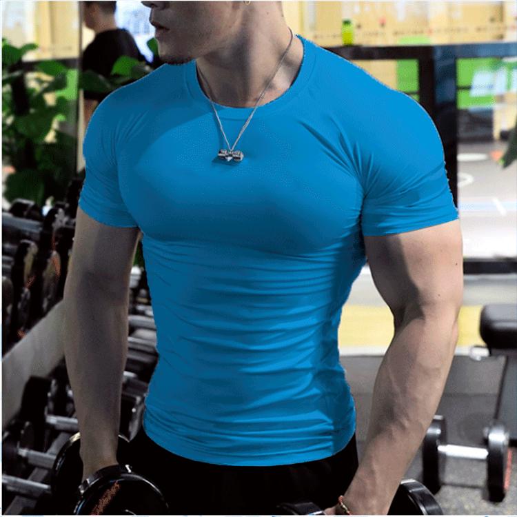 Youth 2024 Summer New Sports Casual Short-sleeved Trendy Fashion Men's T-shirt Tops