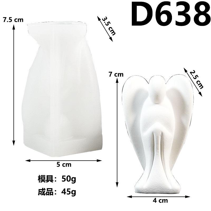 Сделай сам Ангел Свеча Силиконовая Форма 3D Статуя Богини Формы для Ароматерапевтических Свечей Ручной Работы Гипс Эпоксидная Смола Ангел Украшение Подарок