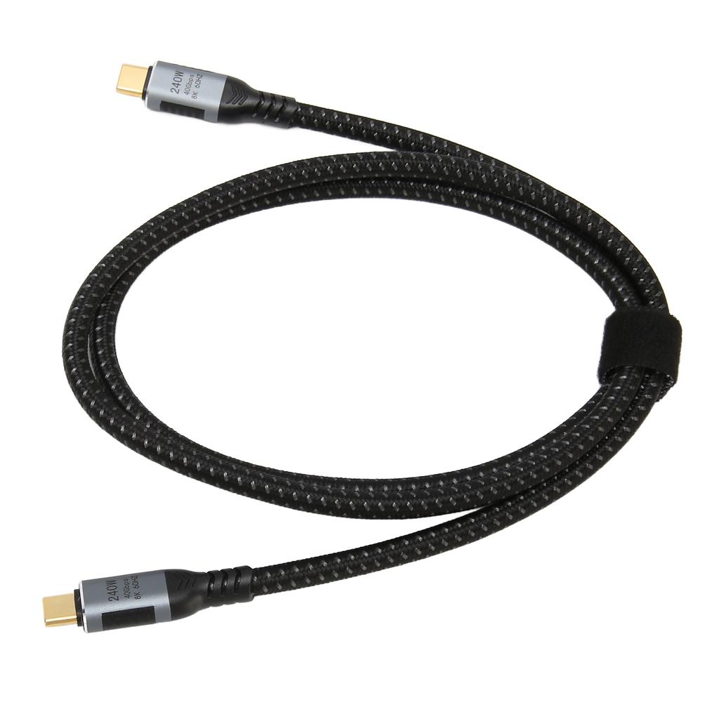 Кабель передачи данных USB 4.0 Gen 3, передача данных 40 Гбит/с, зарядка 240 Вт, поддержка отображения 8K 60 Гц, кабель Type C - Type C