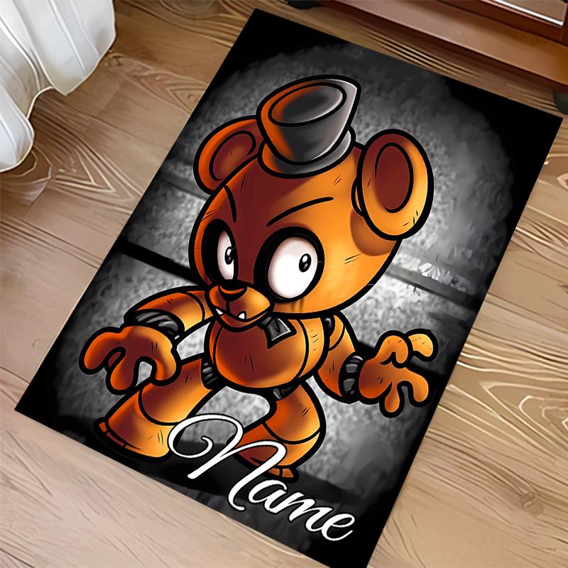 Custom personalization Five Nights at Freddy's Print Area Rug - Soft, Washable Non-Slip Indoor Mat,Living Room,Home&Office Decorative Rug