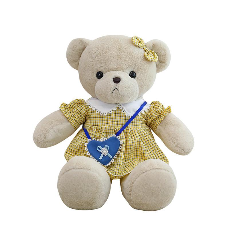 Пара медведей Тедди Плюшевая игрушка Милая мультяшная мягкая кукла Идеальный подарок детям
