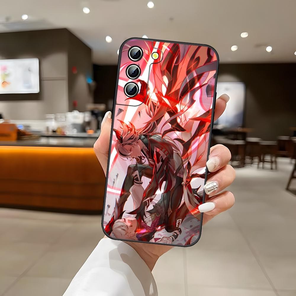 Игры Genshin Impact Чехол для телефона Задняя крышка для Samsung S24 Ultra S22 S23 S20 Fe S21 Plus Galaxy A54 A34 A24 A53 M54 Note 20