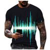 Мужская футболка с коротким рукавом и принтом, летняя, с круглым вырезом, трендовая, повседневная, свитшот, большие размеры, свободные футболки