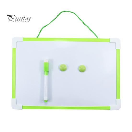 Набор магнитно-маркерных досок с подвесной веревкой и рамкой из ПВХ, гладкая поверхность для письма, магнитная доска для сухого стирания с ручкой и 2 пряжками