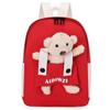 Bear Doll Toddler Preschool Bag Cartoon Backpack Red Bookbag