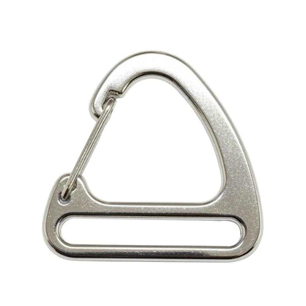 32mm Spring Quickdraws Clip 4 Colors Outdoor Hooks High Quality Triangle Carabiner Camping Hiking