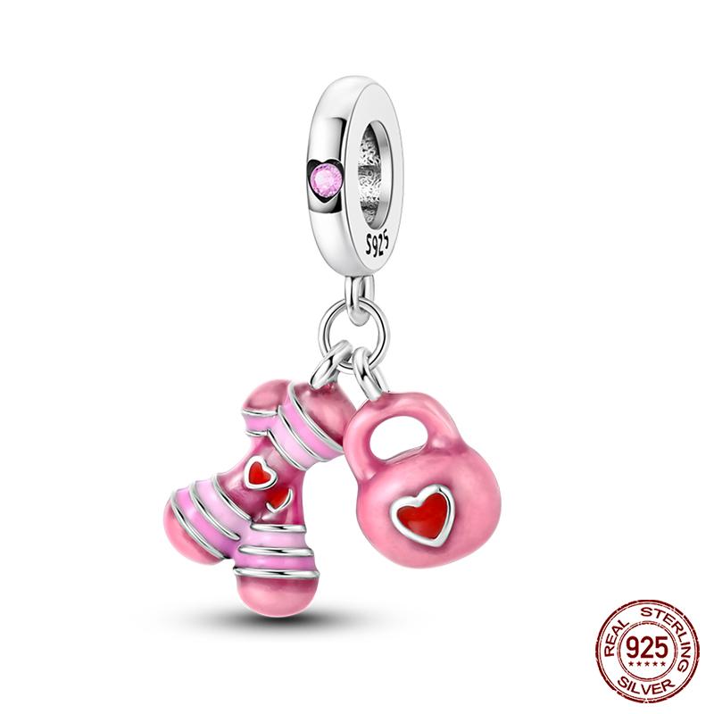 100% Медные Подвески Любовь и Мир Любовники Воздушный шар Сова Шармы Бусины Подходят для Оригинальных Браслетов Qikaola Изысканные DIY Ювелирные Изделия