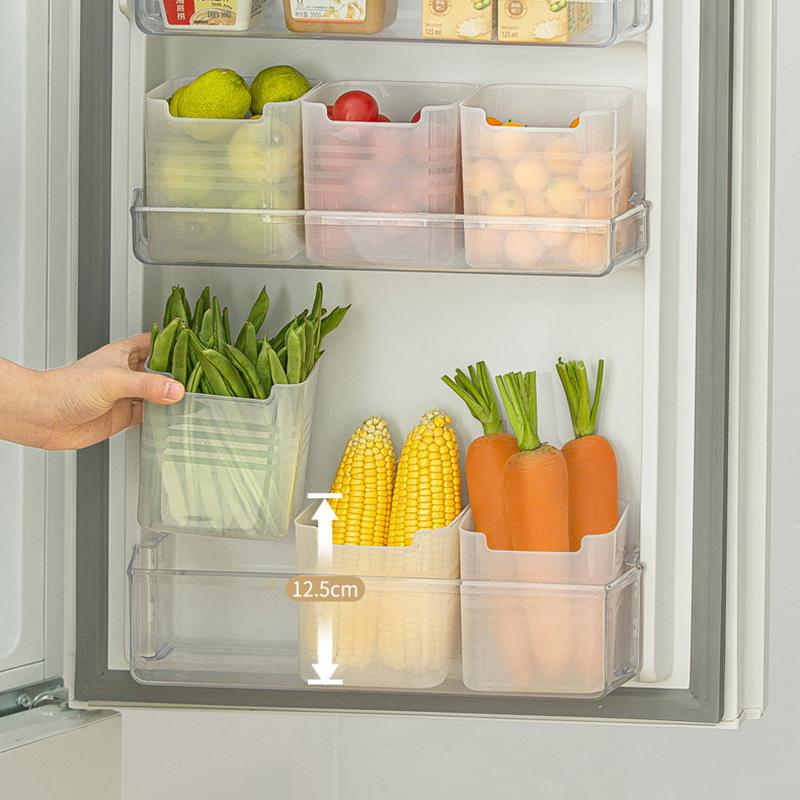 Холодильник, ящик для хранения свежих продуктов, боковая дверь холодильника, фрукты, овощи, специи, контейнер для еды, кухонный органайзер, ящики для хранения