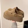 Ретро сумка-голова, полутапочки, маленькие Birkenstocks, носить новые повседневные ленивые крутые тапочки