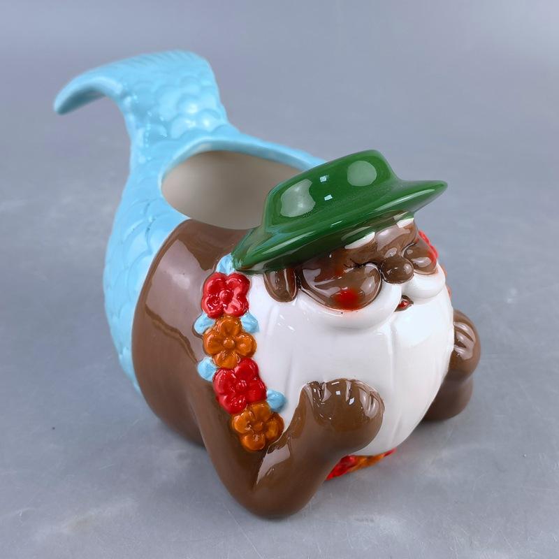 Керамическая кружка русалка креативная красивая женщина забавная кружка керамическая чашка для воды с хвостом русалки чашка для кофе