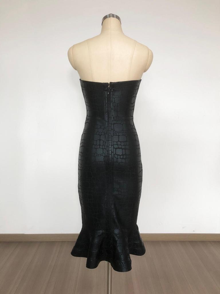 Высококачественное европейское и американское облегающее платье-русалка без рукавов на бретелях