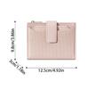 Multi-Cards Slot Credit Cards Holder PU Leather Mini Coin Pocket Fashion Zipper Coin Purse  Travel