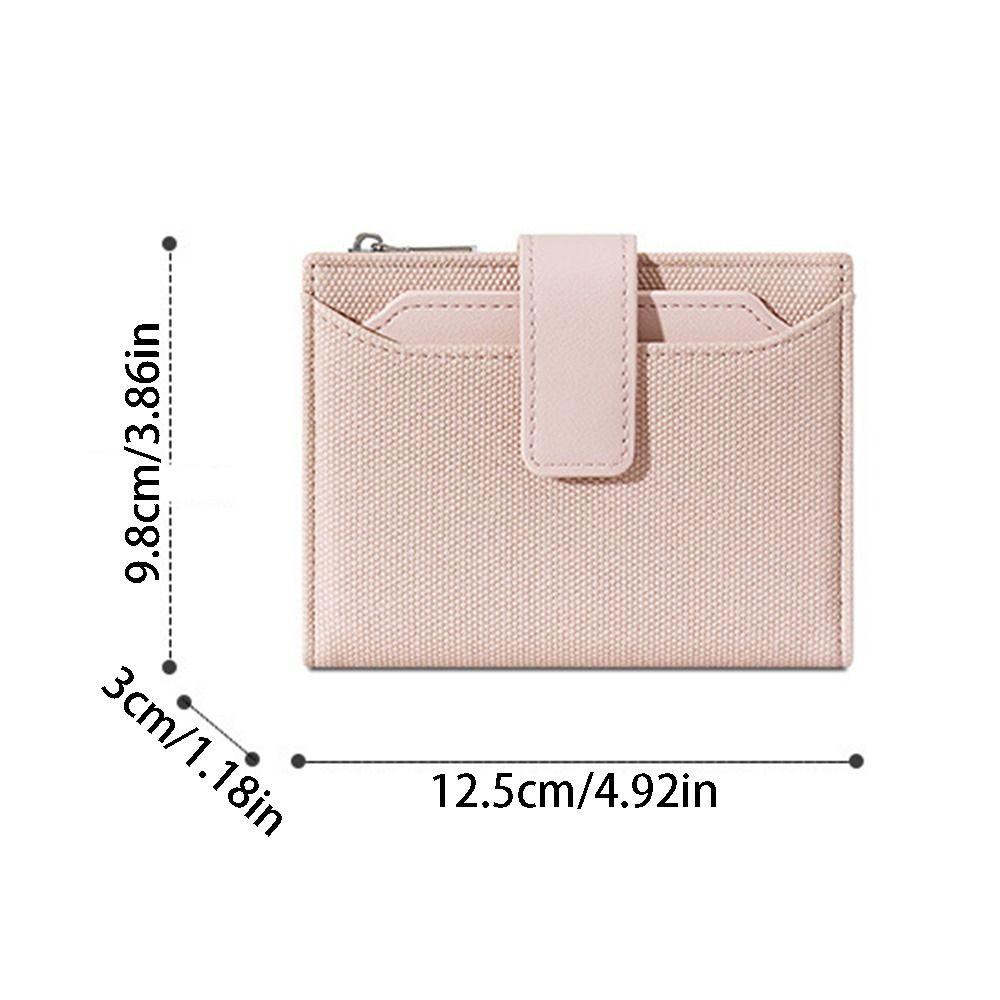 Multi-Cards Slot Credit Cards Holder PU Leather Mini Coin Pocket Fashion Zipper Coin Purse  Travel