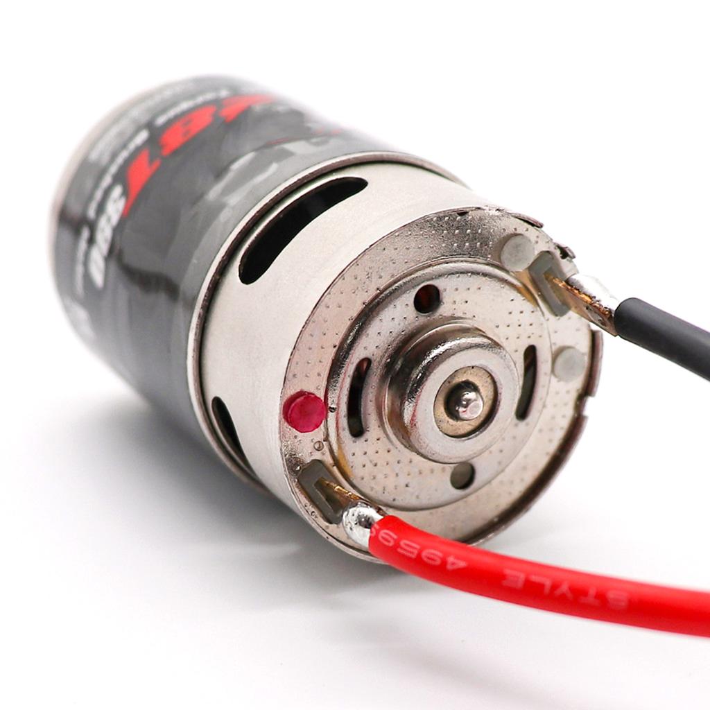 Brushed Motor 370 Stainless Steel Brushed Motor 31T Replacement for SCX24 1Celsius18 1Celsius16 Remote Control Car Plug