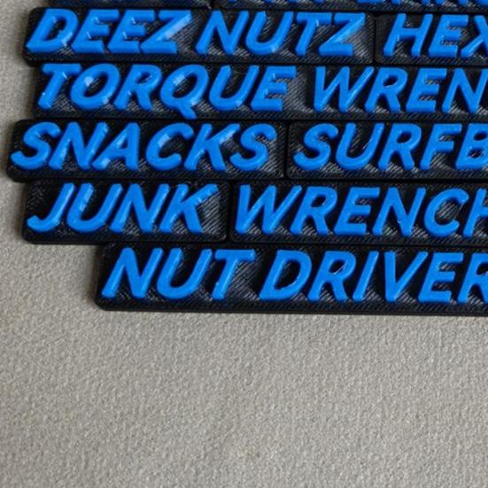 Yousheng 1 комплект бирок для ящиков инструментов 3D магнитные органайзеры для ящиков инструментов многоразовые легко читаемые наклейки для организации мини-ящиков инструментов