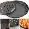 28/32cm Steel Non-stick Pizza Baking Pan Plate with Hole Bakeware Baking Tool Sale Goods