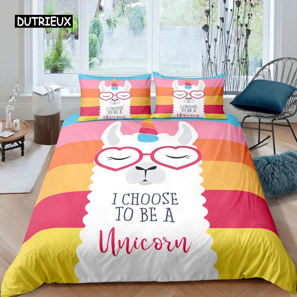 Пододеяльник из альпаки, милый ленивец, кактус, забавное животное, комплект постельного белья из полиэстера с сердечками и рисунком в мультяшном стиле