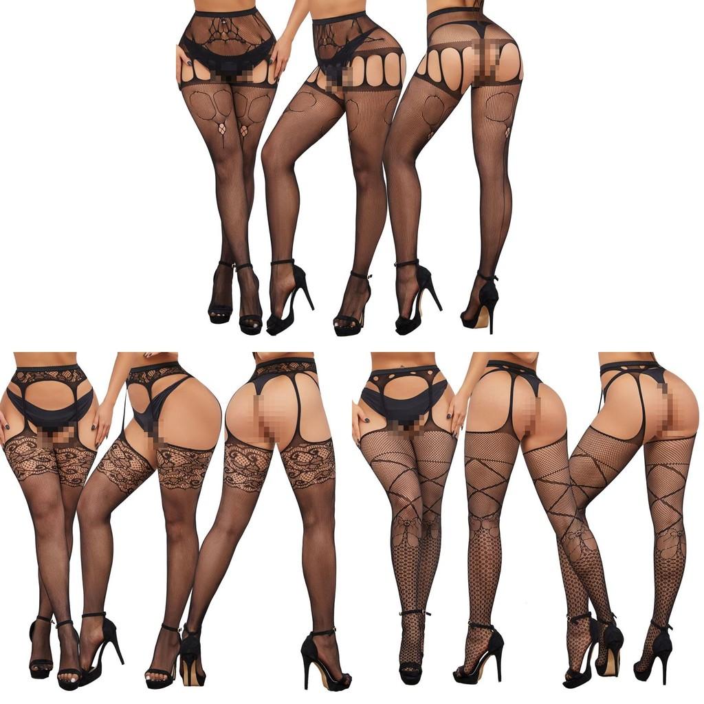 Sex For Stockings Women With Stretchy Fishnet Design Crotch Socks Fashion Gift