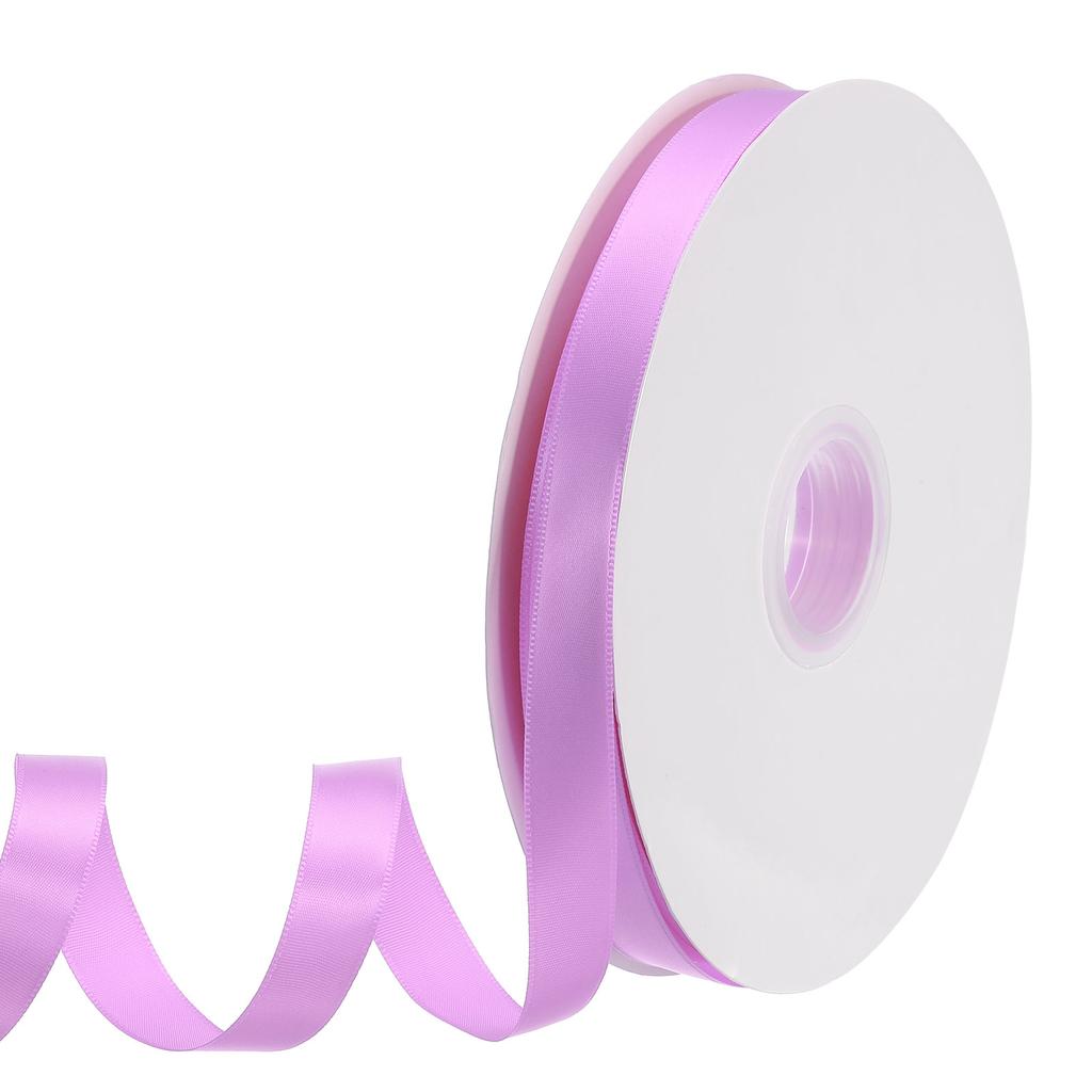 Полиэстеровая атласная лента односторонняя репсовая лента однотонная тканевая лента для рукоделия свадебной вечеринки подарочной упаковки 5/8"x100 ярдов