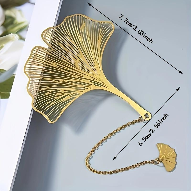 4 шт. Золотые полые металлические закладки с цепочками, Универсальный подарок для книголюбов, писателей, читателей, на день рождения, выпускной - Без перьев