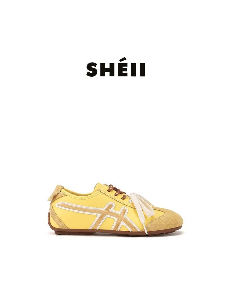 Люблю всестороннюю девушку~ пара шнурков, сочетающихся по цвету, со скрытой платформой, повседневная обувь, обувь Форреста Гампа, женская, весна и осень 2025, новая G