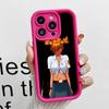 Вечное Лето Алиса Утолщенный ТПУ Чехол для Мобильного Телефона для iPhone 17 16 15 14 13 12 11 Air Pro Max Plus Цветной Чехол