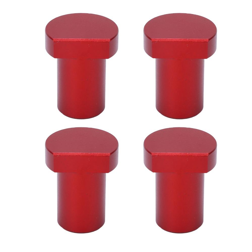 4pcs Aluminum Alloy Workbench Pegs 19mm Diameter Woodworking Stoppers For Workbench Desktop