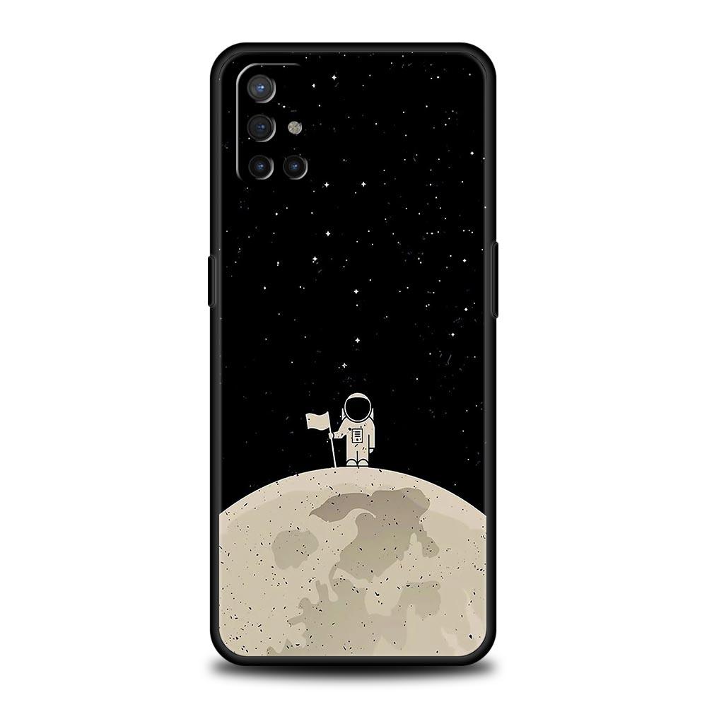 Милый чехол для телефона Астронавт для OnePlus 13 12 11 10 9 8 7T Pro 13R 12R 10R 9RT 8T Nord N200 N30 2T CE 2 3 5G Lite Мягкий чехол