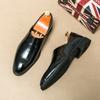 Fashion Hot Selling Pointed Loafers Europe America Comfortable Flat Shoes Men's Genuine Leather Shoes Versatile Office Men's Work Shoes