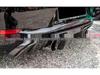 Porsche 718 GT4 Modified Carbon Fiber Rear Diffuser, Dual Exit Rear Lip.
