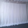 2M Wedding Birthday Baby Shower Party Silk Tulle Backdrop Curtains White/Pink
