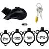 Wholesale Adjustable Cute Devil Shaped Resin Cage with Different Combination Chastity Cage for Male Bondage
