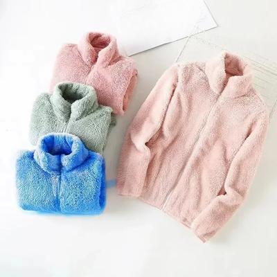 Утепленная флисовая куртка, уличная ветровка, женская верхняя одежда, весна, осень, зима, двусторонняя толстовка, кардиган на пуговицах