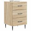 Nightstand Sonoma Oak 43 x 41 x 66.5 cm Engineered Wood