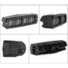 1/2 шт. Универсальный светодиодный прожектор для мотоцикла DC12-80V 6500K, белый свет, вспомогательная фара, рабочее освещение, противотуманные фары