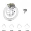 Mini CB Bondage Chastity Cage for Sissy Sex Toys with 4 Size Cock Rings Negative/Micro/Small Penis Lock Adult Toys for Men Gay