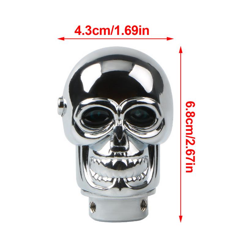 Ручка переключения передач автомобиля, готический череп, ручка переключения передач, декоративная ручка переключения передач со светом, ручные ручки переключения передач для путешествий, повседневной жизни