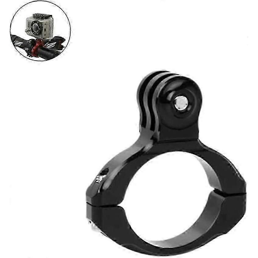 Universal Bicycle Handlebar Mount Durable Aluminum Bicycle Handlebar Mount ((black)(1pcs)