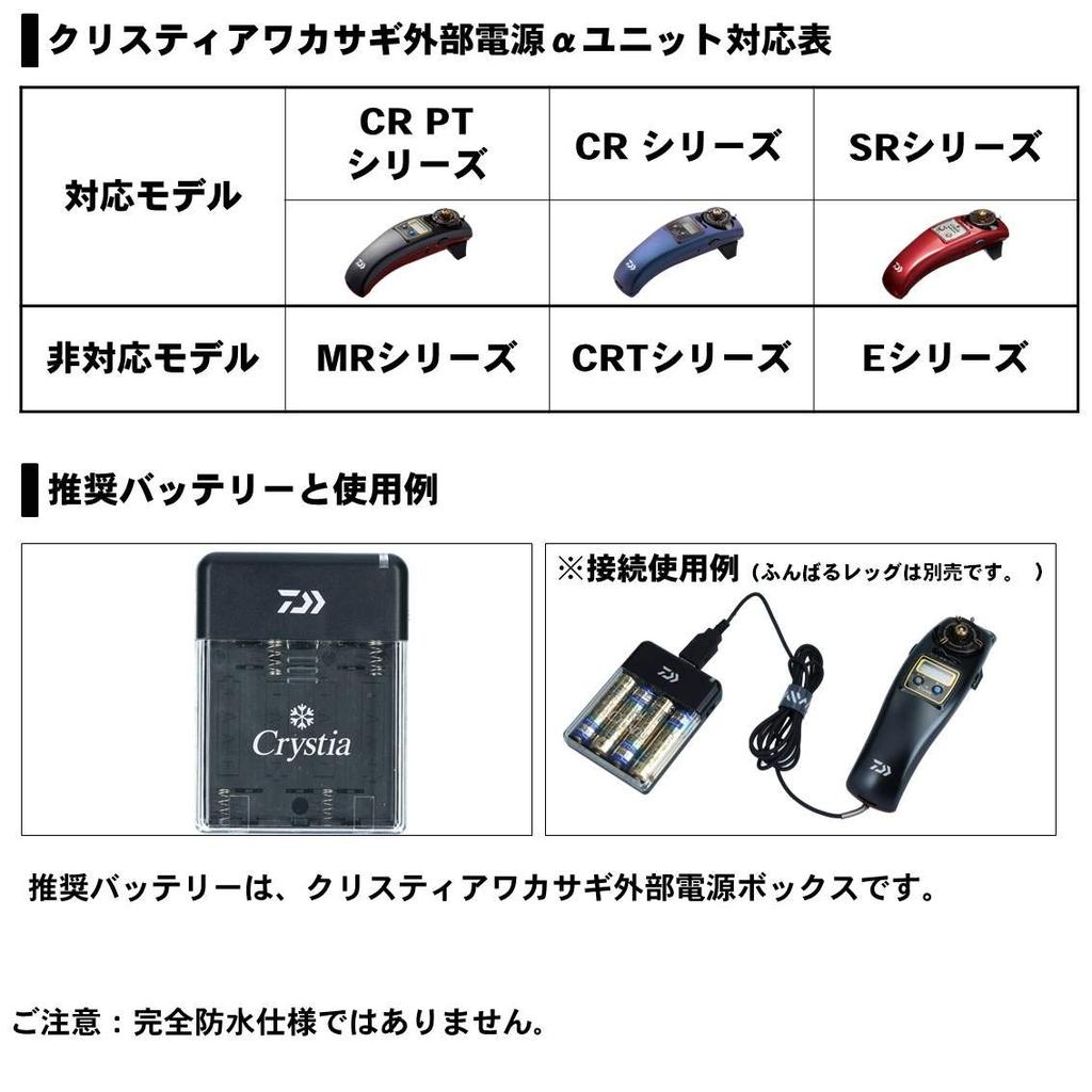 Daiwa Reel Crystia Wakasagi External Power Supply Kit AIR Red (DAIWA)