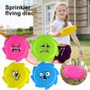 Silicone Water Flying Disc Summer Outdoor Beach Garden Spray Lawn Seaside Water Toy Splash Disc Parent-child Family